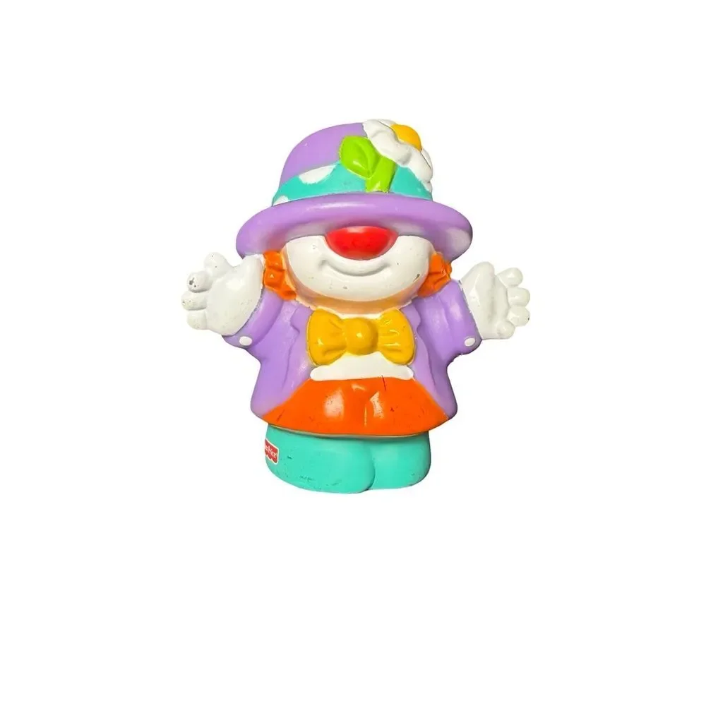 Fisher-Price Little People 2001 Clown Figure for Fair Circus Amusement Park